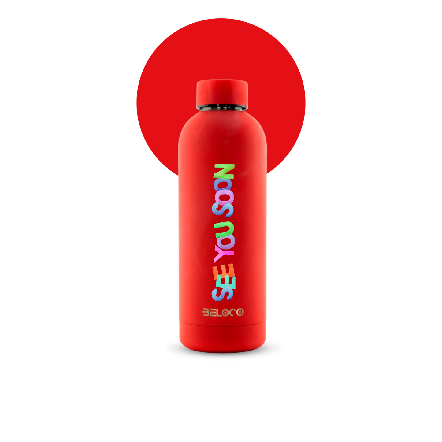 Classic Red Water Bottle | Red Water Bottle | BeLoco