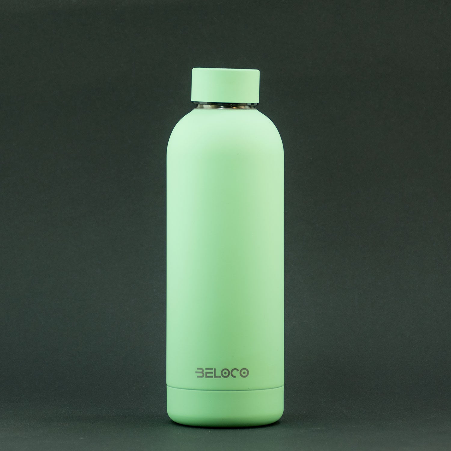 Green Water Bottle | Mint Matte Water Bottle | BeLoco