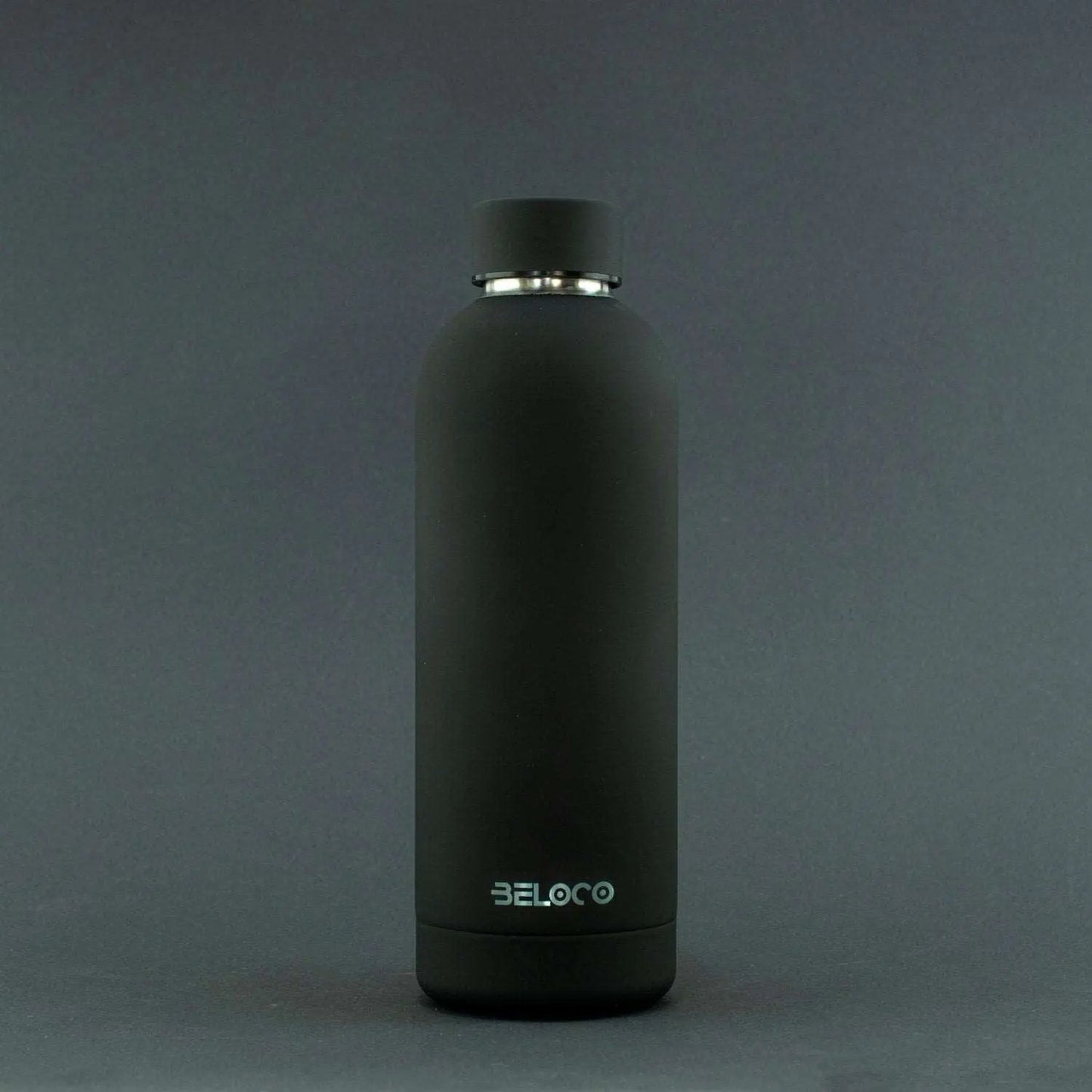 Black Water Bottle | Black Matte Water Bottle | BeLoco